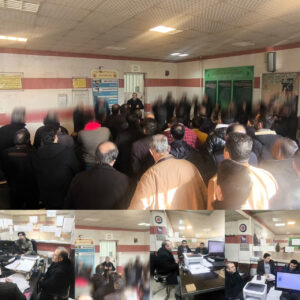 حضور مدیر و مددکاران ستاد دیه آذربایجان شرقی در زندان تبریز