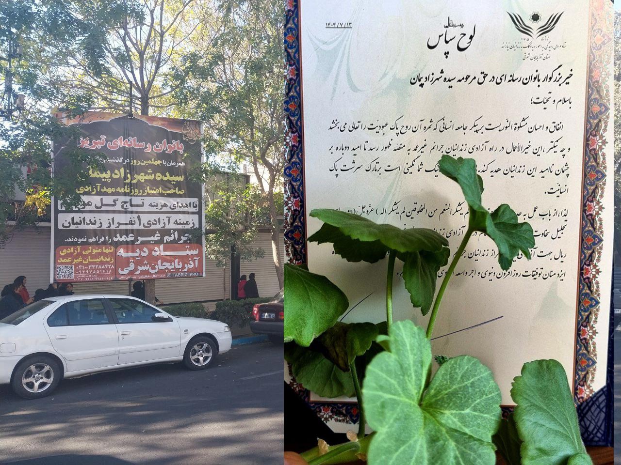 آزادی یک زندانی با کمک بانوان رسانه ای تبریز